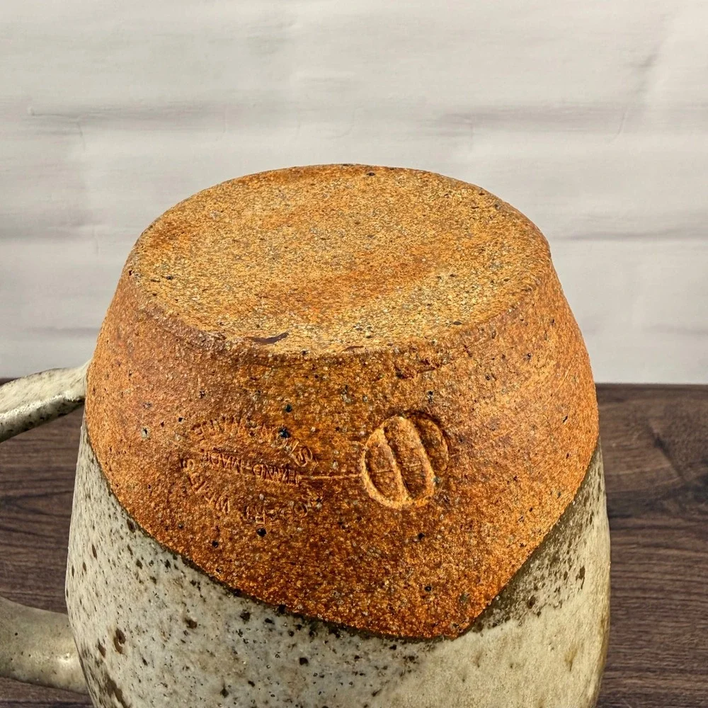 Robert Weiss Handmade Stoneware Pitcher MCM Studio Pottery Glazed Ceramic